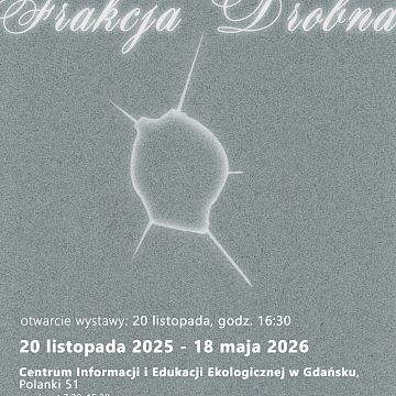 Frakcja drobna - wystawa Magdaleny Gołaszewskiej Grafika Frakcja drobna - wystawa Magdaleny Gołaszewskiej